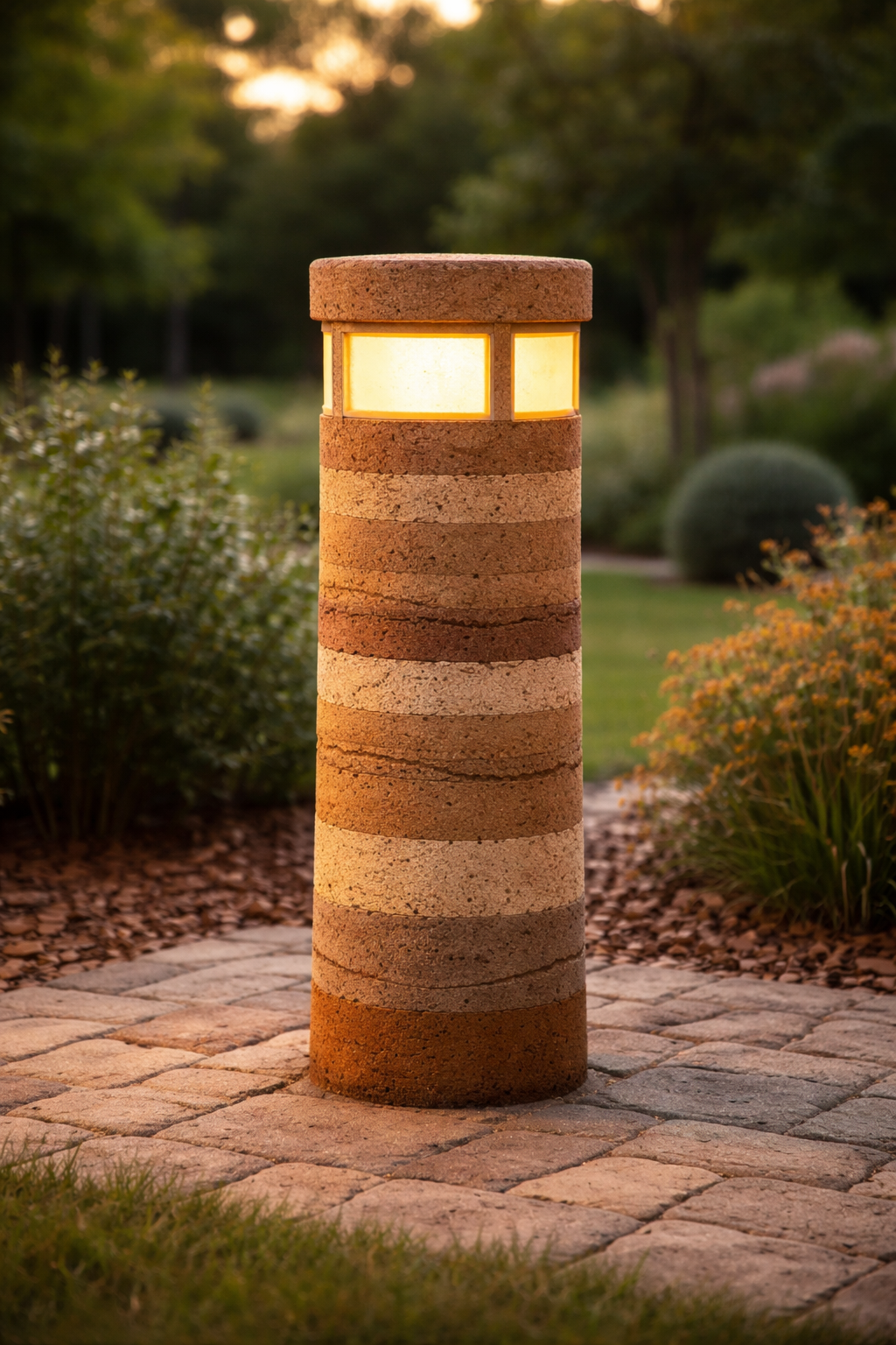 Rammed Earth Bollard