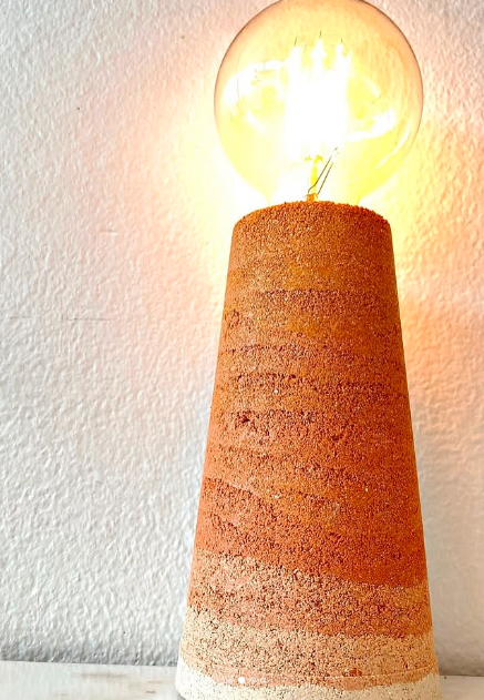 Rammed Earth Lamps